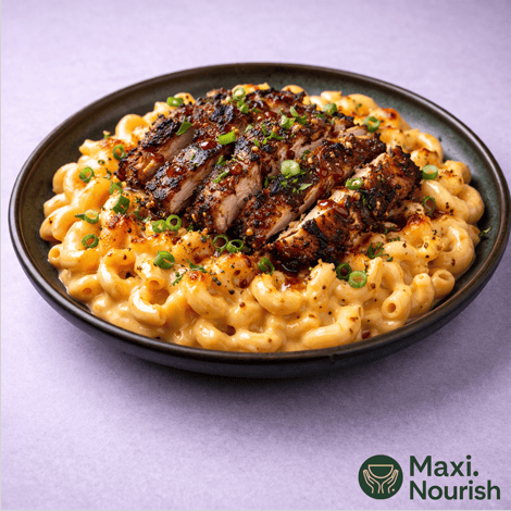 Jerk Chicken Mac and Cheese